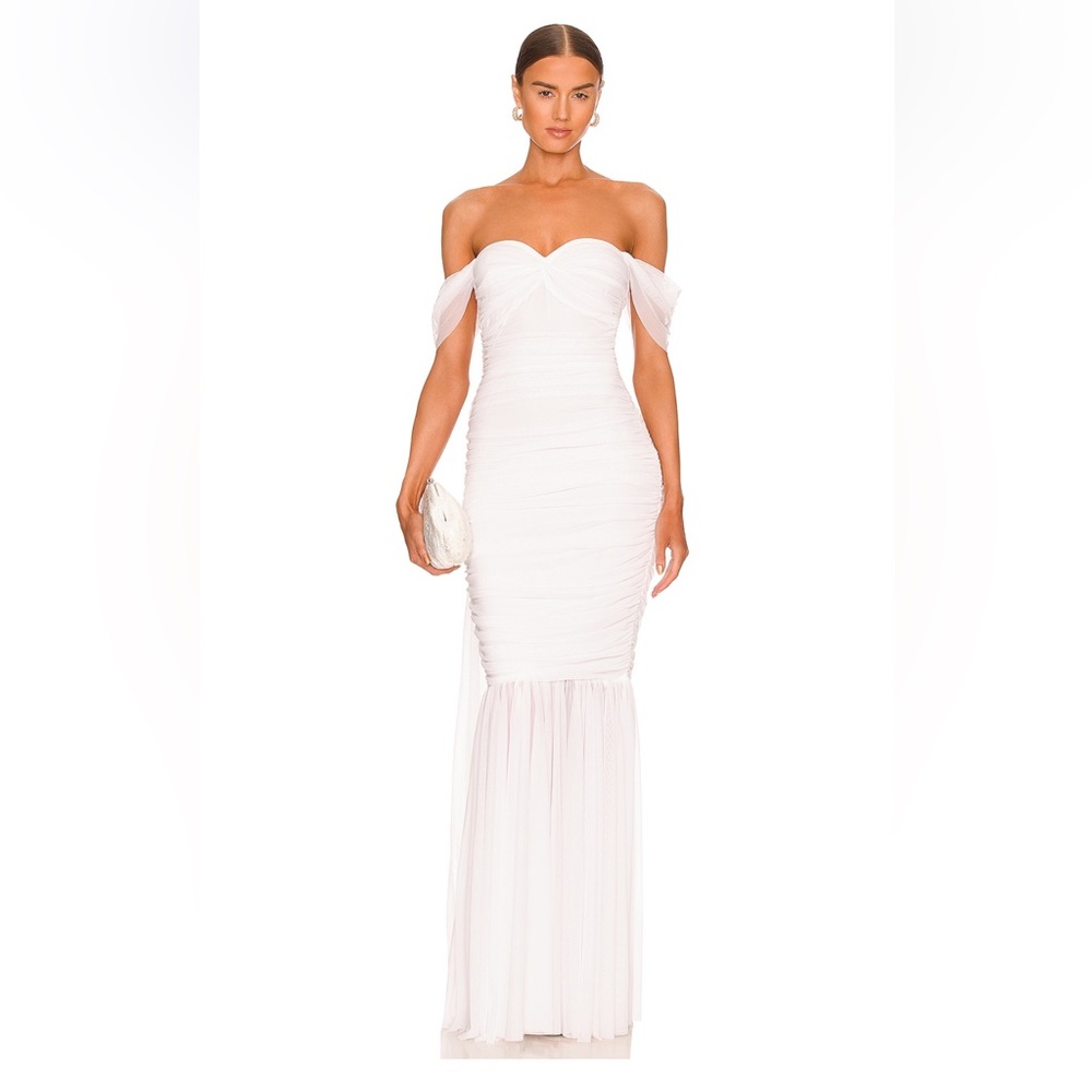 Walter Fishtail Gown in Snow White Norma Kamali